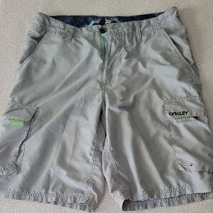 Oakley Men's Gray Cargo Shorts Sz 34